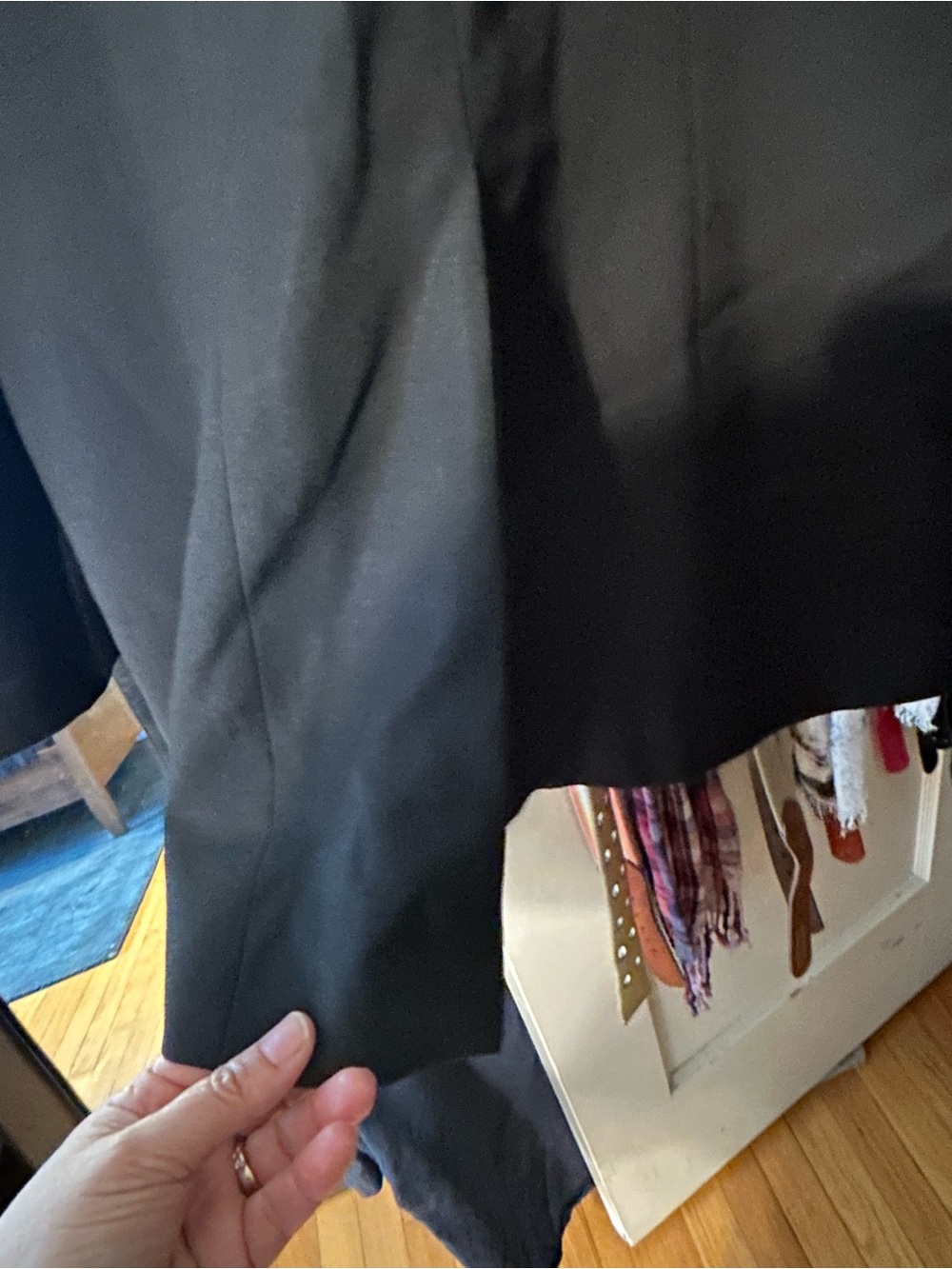 Moschino “Cheap and Chic” long black jacket.  Bees buttons GUC Made in Italy - Picture 4 of 8